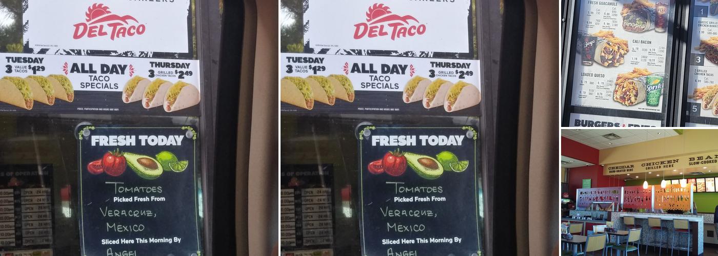 Del Taco Menu
