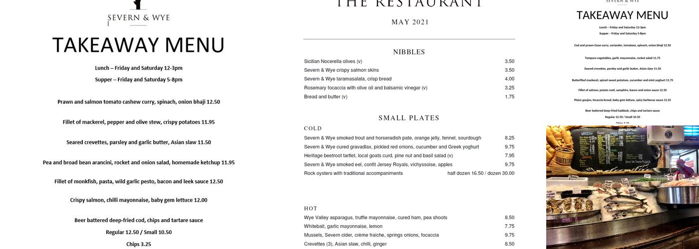 Severn & Wye Smokery Menu