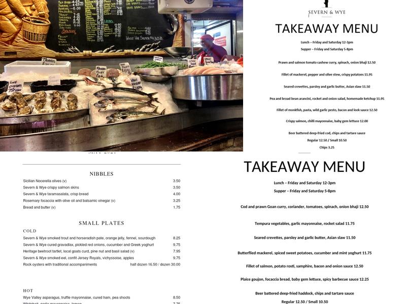 Severn & Wye Smokery Menu