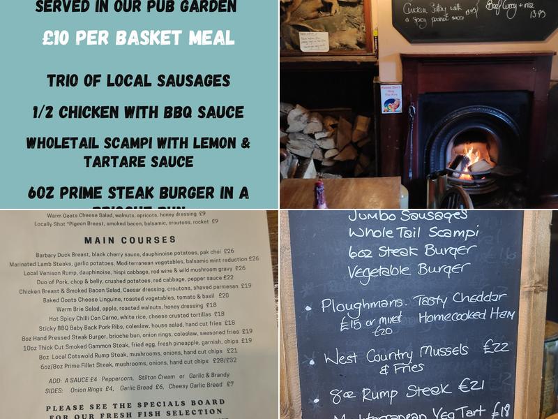 The Glasshouse Inn Menu