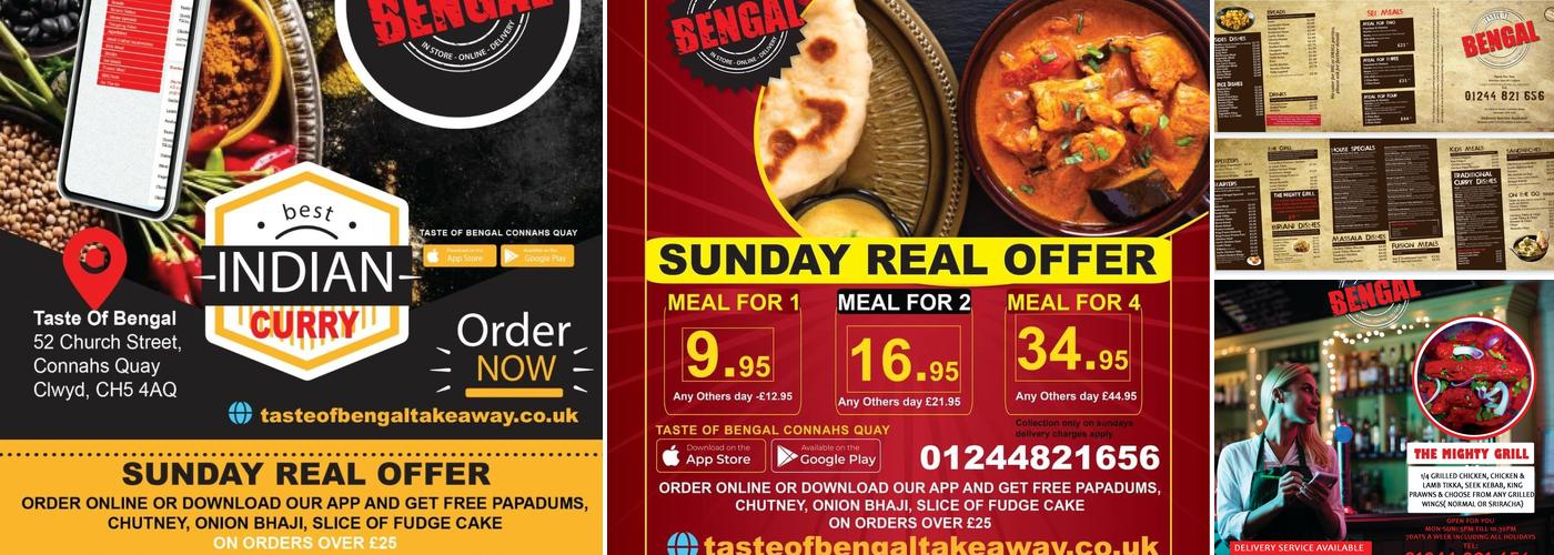 Taste of bengal takeaway Menu
