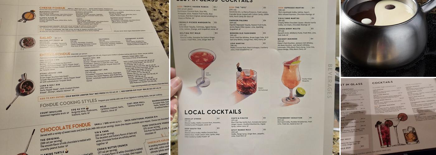 Melting Pot Destin Menu