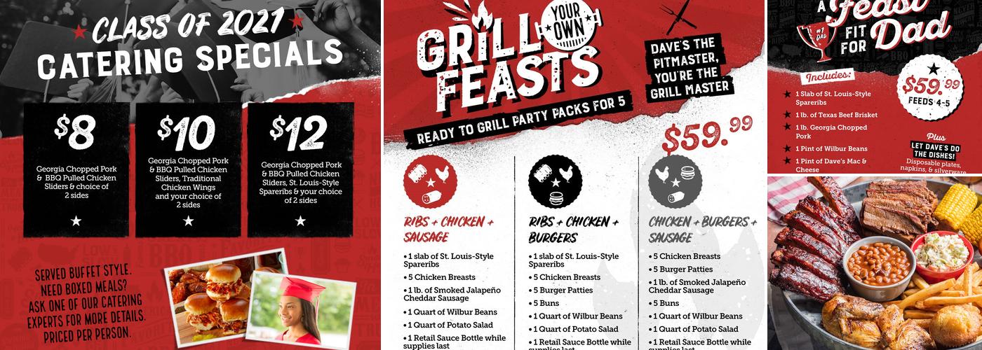 Famous Dave's Bar-B-Que Menu