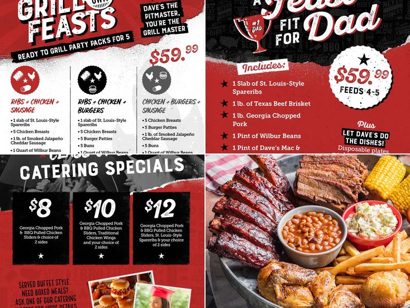 Famous Dave's Bar-B-Que Menu