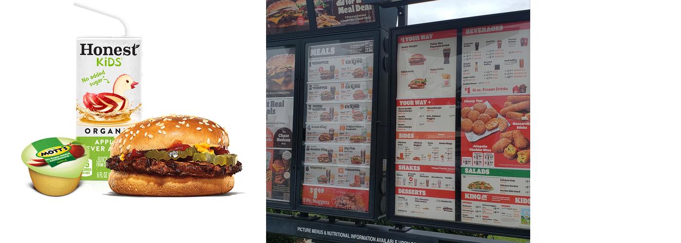 Burger King Menu