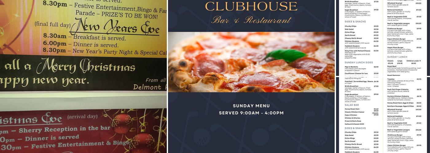 Cave Castle Hotel Menu