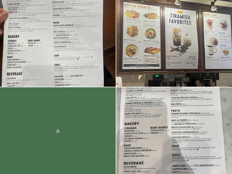 Corner Bakery Menu