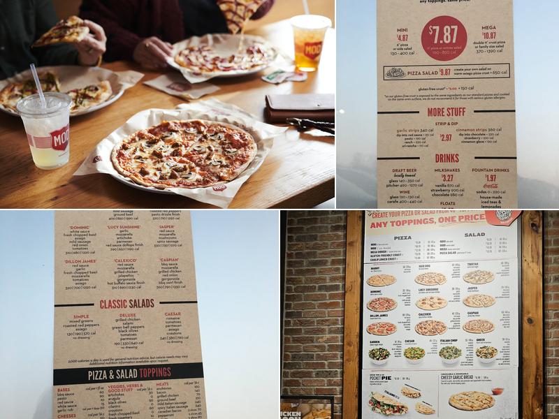 MOD Pizza Menu