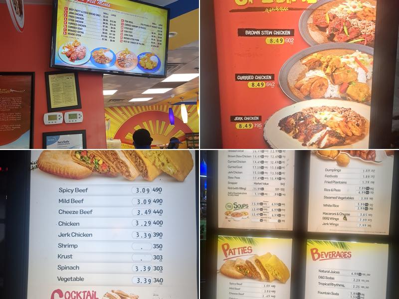 Golden Krust Caribbean Restaurant Menu
