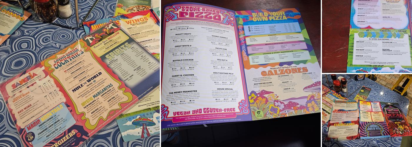 Mellow Mushroom Tucker Menu