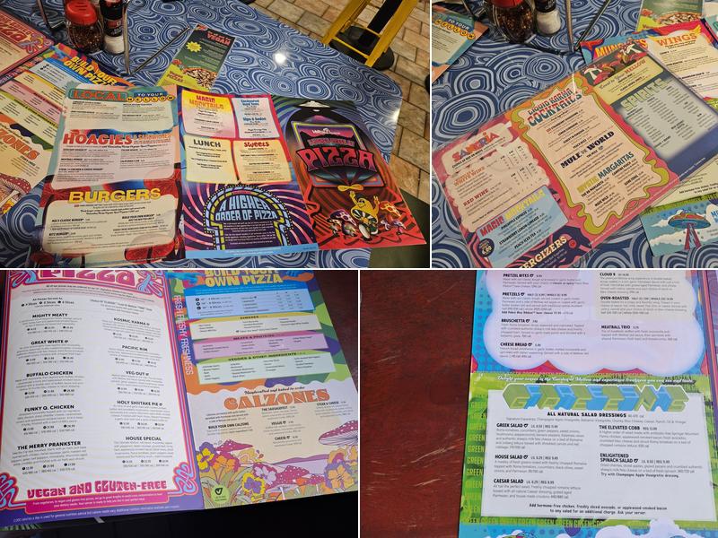 Mellow Mushroom Tucker Menu