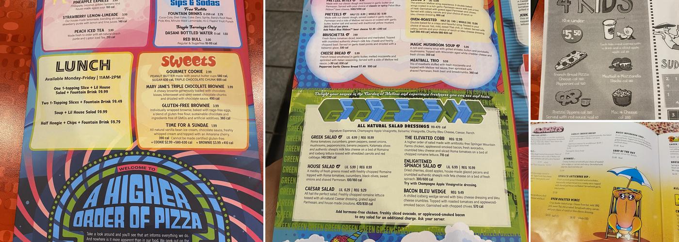 Mellow Mushroom Alpharetta - Milton Menu