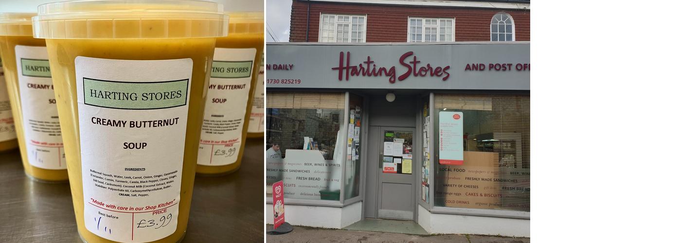 Harting Stores and Post Office - South Harting Menu