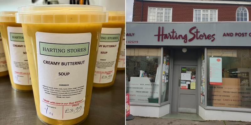 Harting Stores and Post Office - South Harting Menu