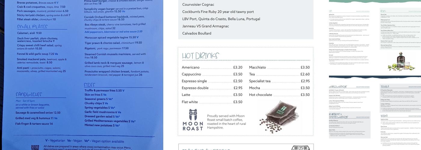 Thomas Lord Pub & Dining Menu