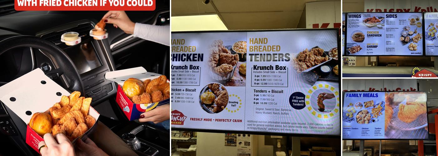 Krispy Krunchy Chicken Menu