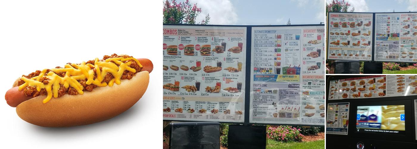 Sonic Drive-In Menu