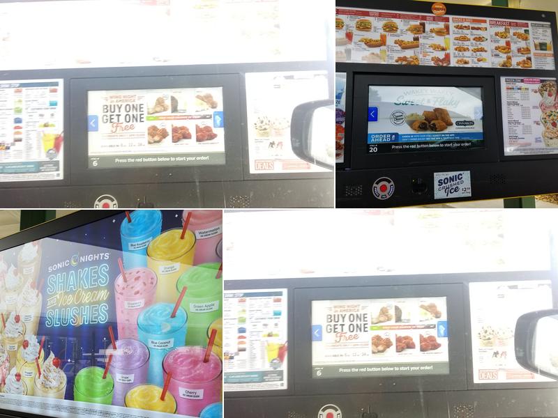 Sonic Drive-In Menu