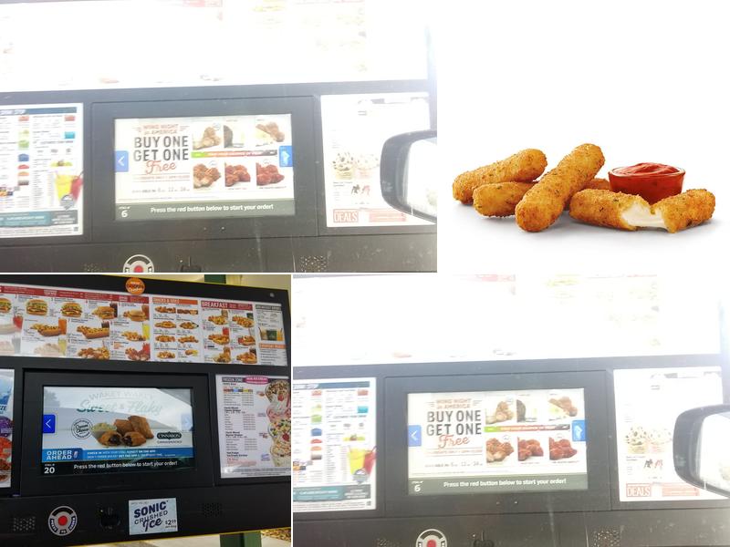 Sonic Drive-In Menu