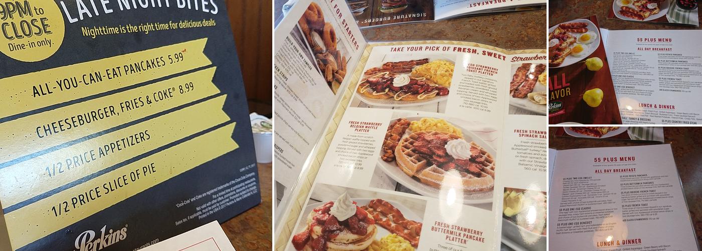 Perkins American Food Co. Menu