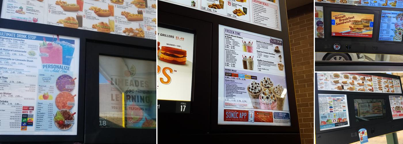 Sonic Drive-In Menu