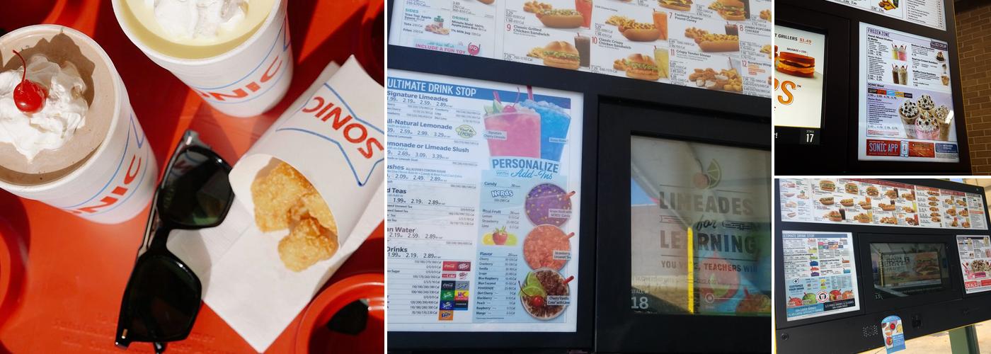 Sonic Drive-In Menu