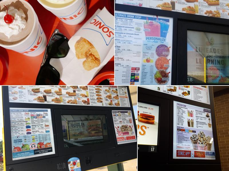 Sonic Drive-In Menu