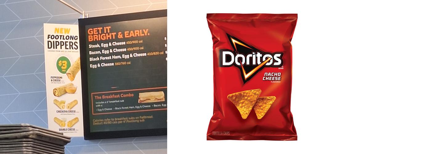 Subway Menu