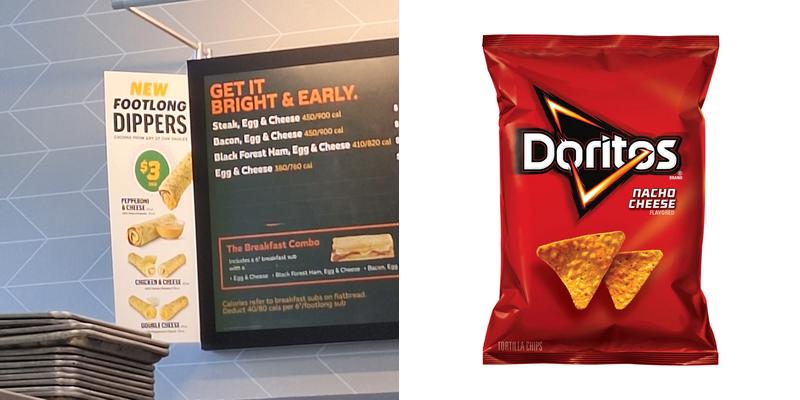 Subway Menu