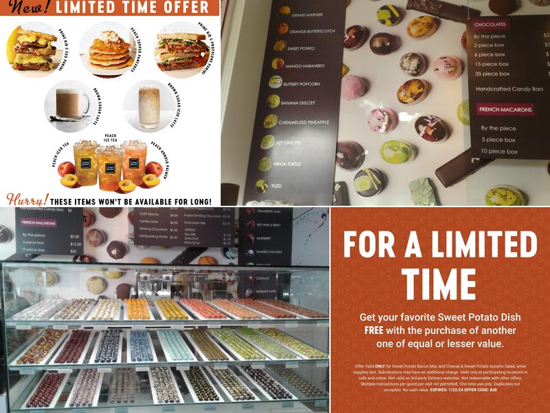Corner Bakery Cafe Menu