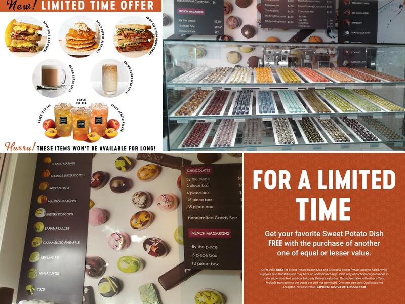 Corner Bakery Menu