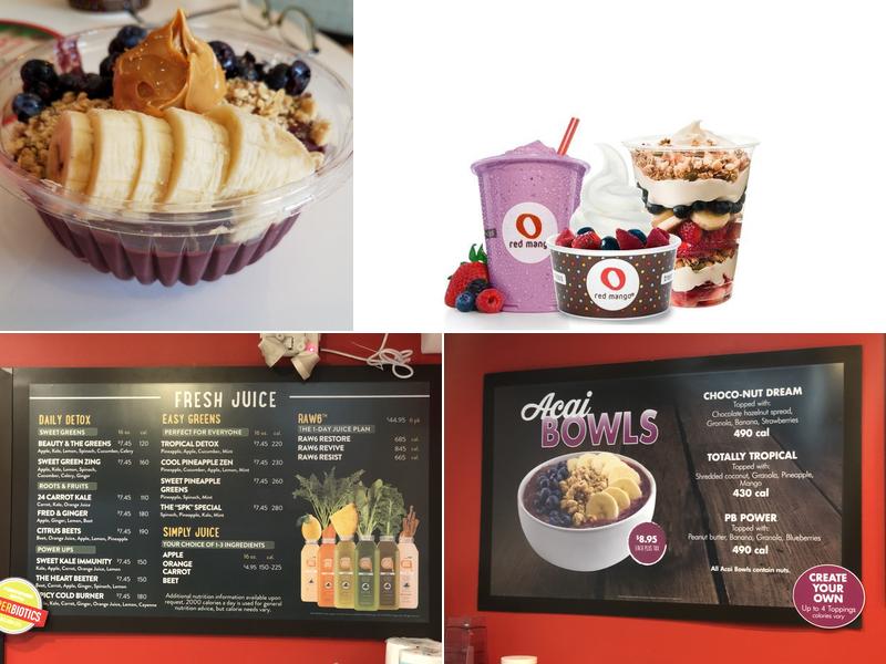 Red Mango Menu