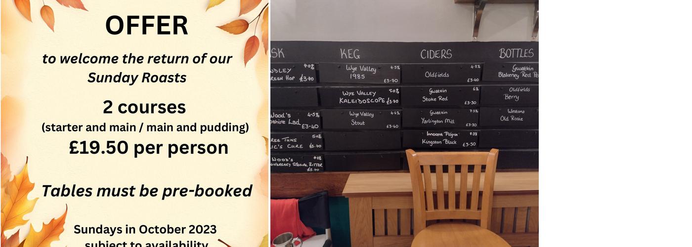 The Monkland Arms Menu