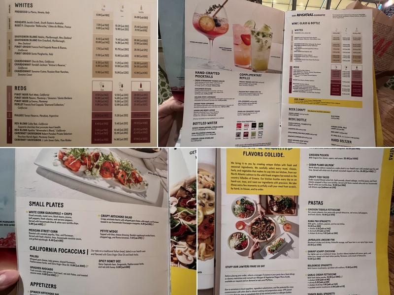 California Pizza Kitchen at West County Mall Menu