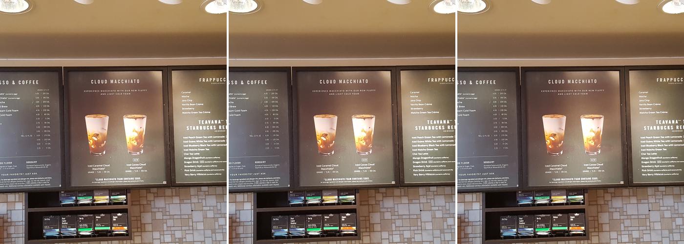 Starbucks Menu