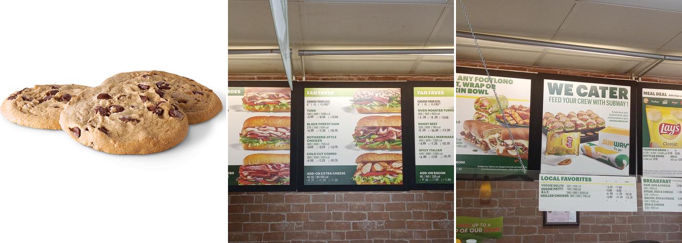 Subway Menu