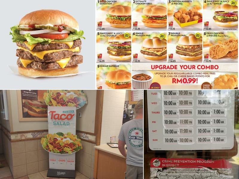 Wendy's Menu