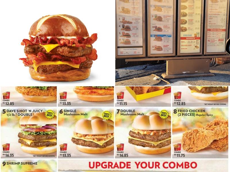 Wendy's Menu