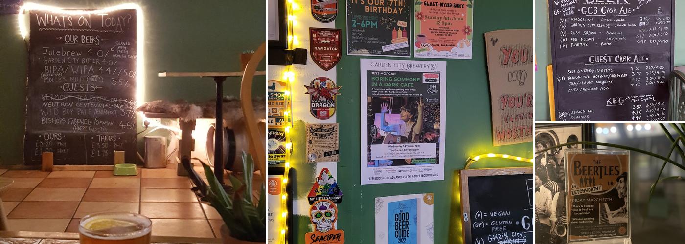 Garden City Brewery Menu