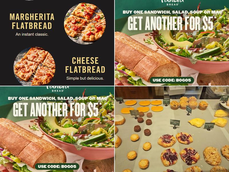 Panera Bread Menu