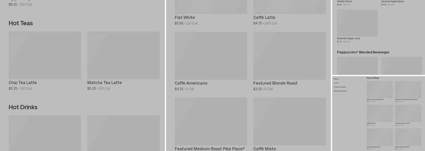 Starbucks Menu