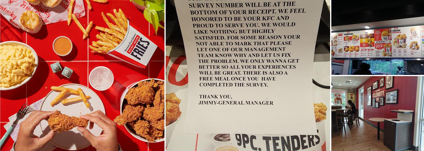 KFC Menu
