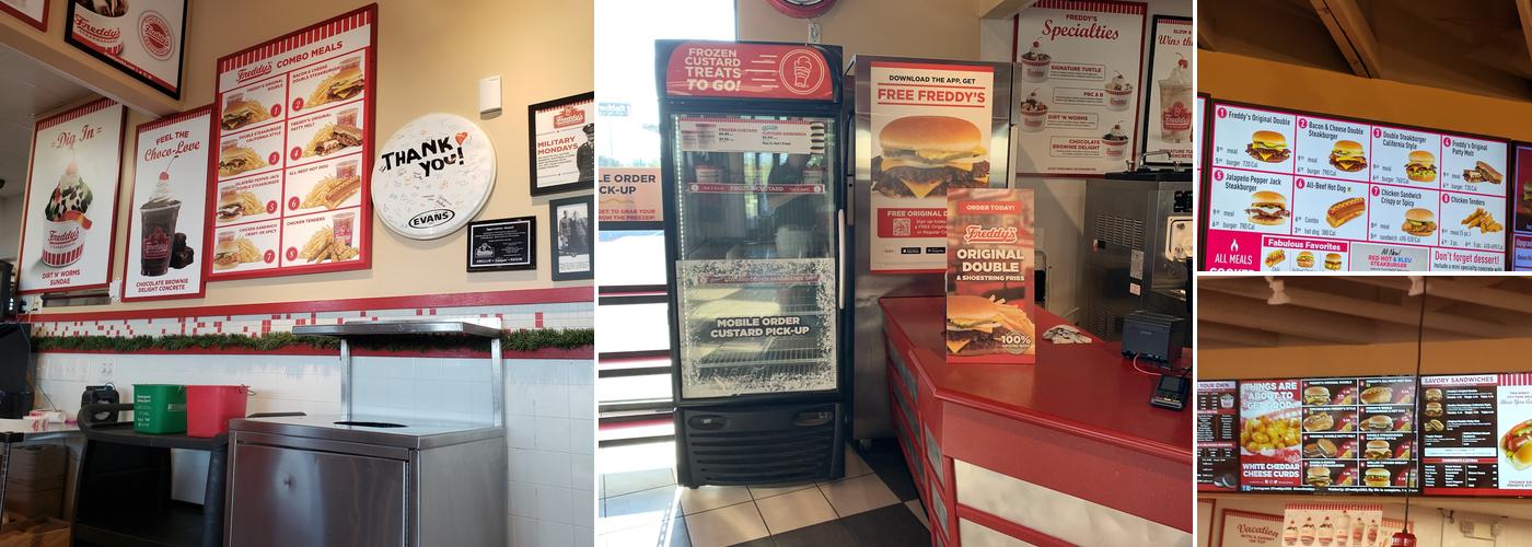 Freddy's Frozen Custard & Steakburgers Menu