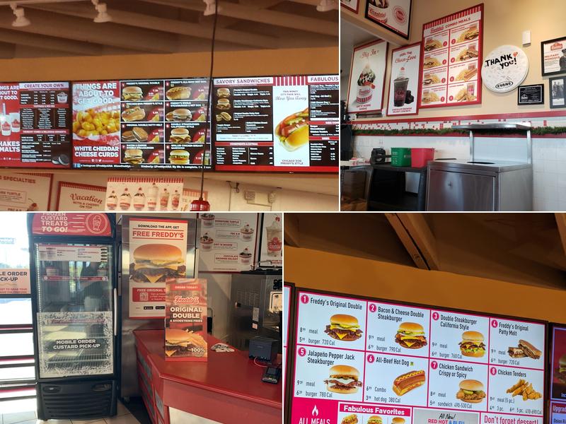 Freddy's Frozen Custard & Steakburgers Menu