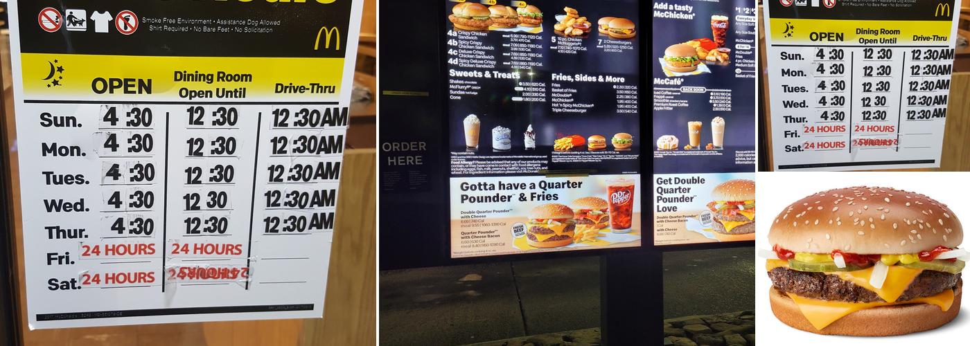 McDonald's Menu