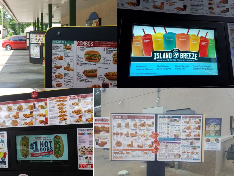 Sonic Drive-In Menu