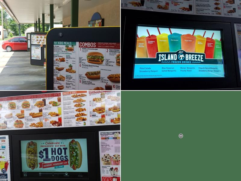 Sonic Drive-In Menu