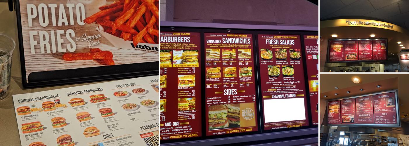The Habit Burger Grill Menu