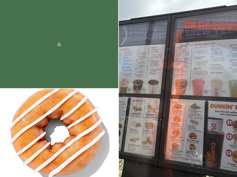 Dunkin' Menu