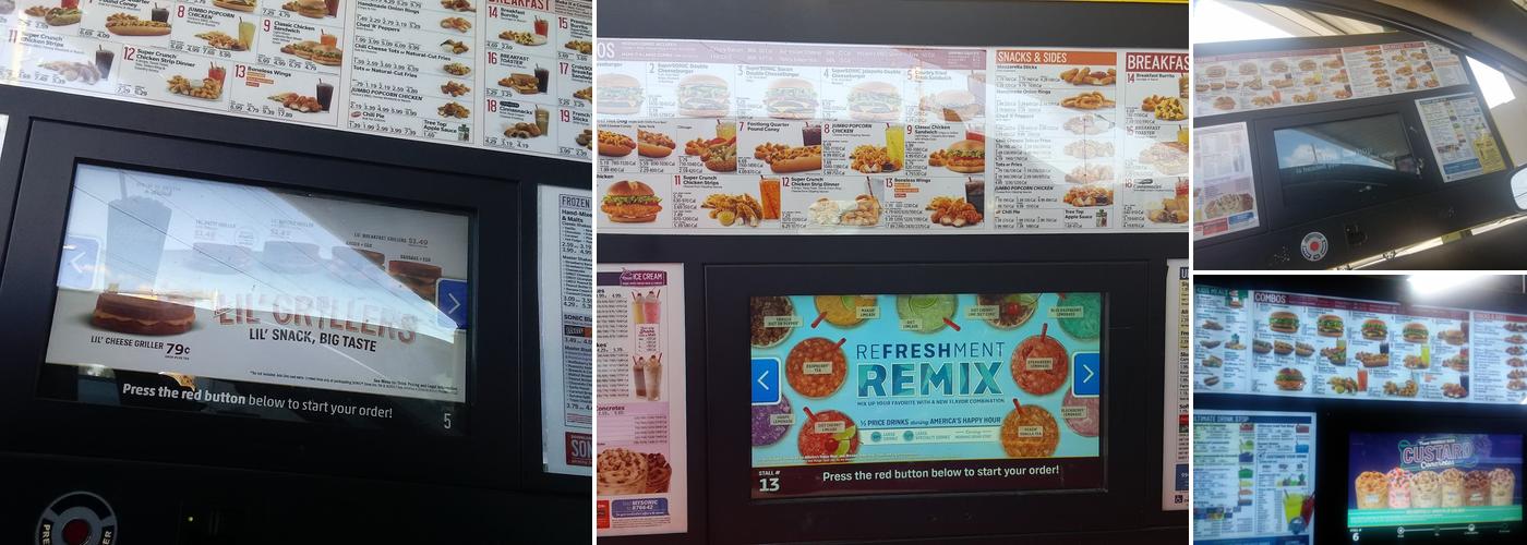 Sonic Drive-In Menu